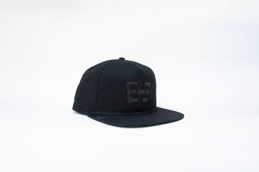 Eyeonize - Black on Black Organic Canvas 5-Panel