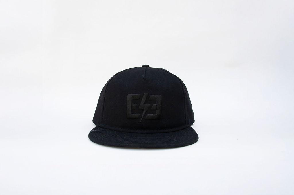 Eyeonize - Black on Black Organic Canvas 5-Panel