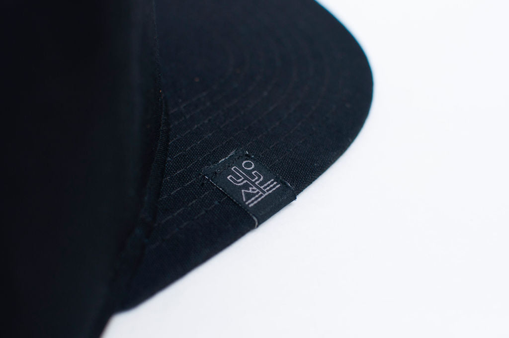 Eyeonize - Black on Black Organic Canvas 5-Panel