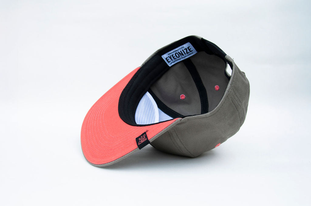 Eyeonize - Olive & Coral 5-Panel